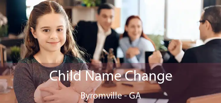  Child Name Change Byromville - GA