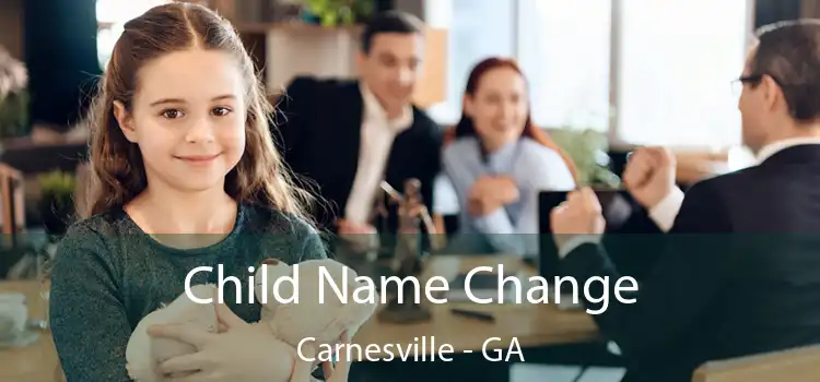  Child Name Change Carnesville - GA
