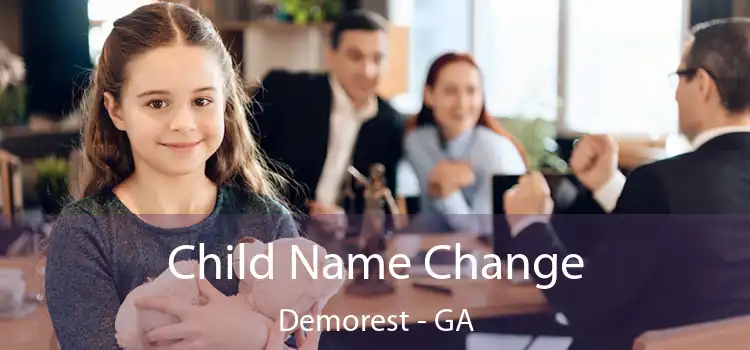  Child Name Change Demorest - GA