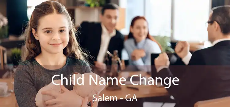  Child Name Change Salem - GA