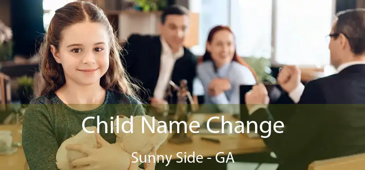  Child Name Change Sunny Side - GA