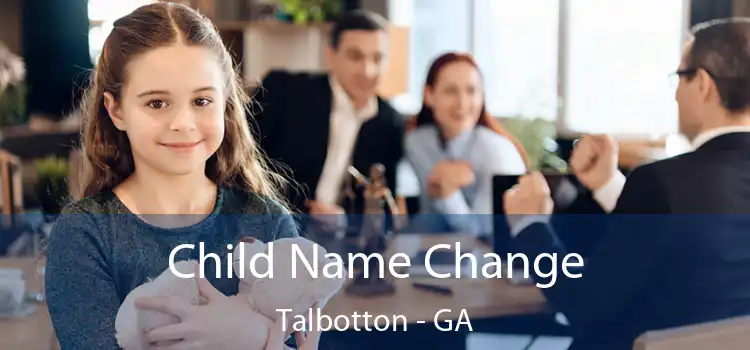  Child Name Change Talbotton - GA