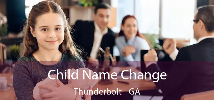  Child Name Change Thunderbolt - GA