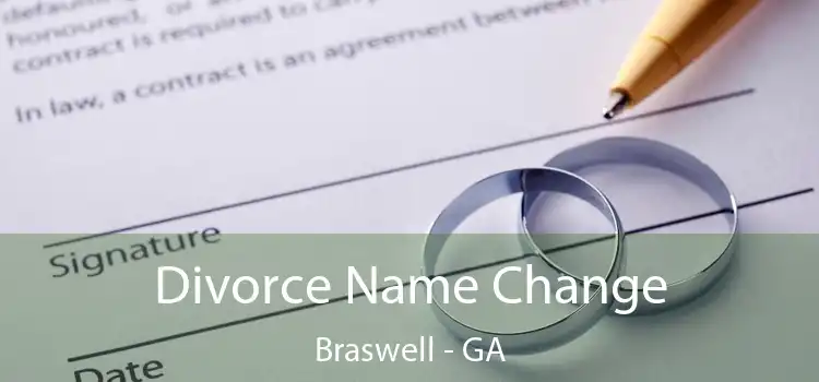  Divorce Name Change Braswell - GA