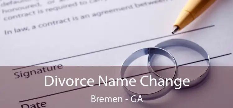  Divorce Name Change Bremen - GA