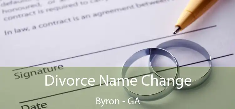  Divorce Name Change Byron - GA