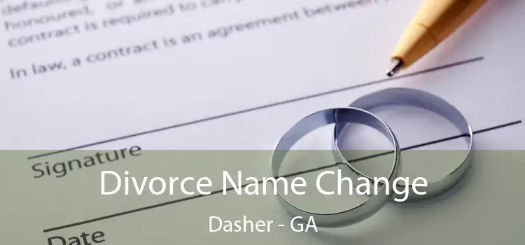  Divorce Name Change Dasher - GA