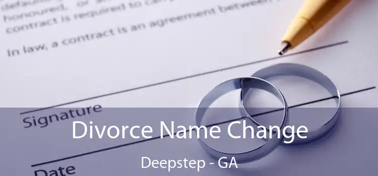  Divorce Name Change Deepstep - GA