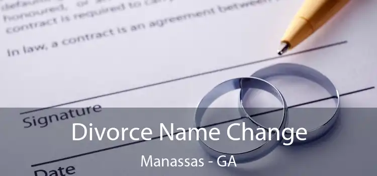  Divorce Name Change Manassas - GA