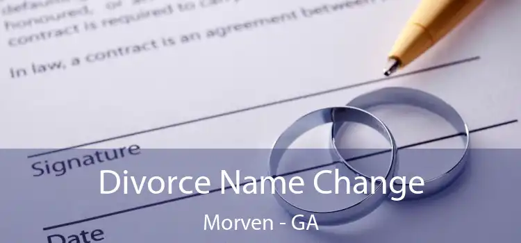  Divorce Name Change Morven - GA