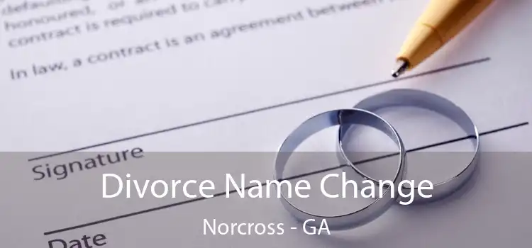  Divorce Name Change Norcross - GA