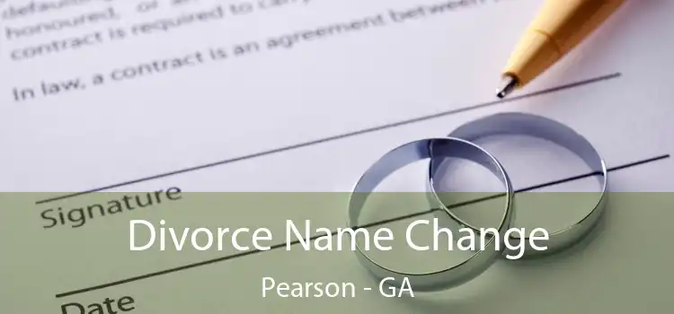  Divorce Name Change Pearson - GA