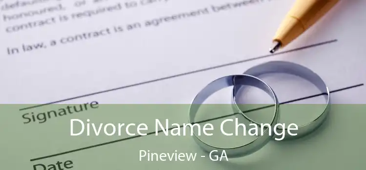  Divorce Name Change Pineview - GA