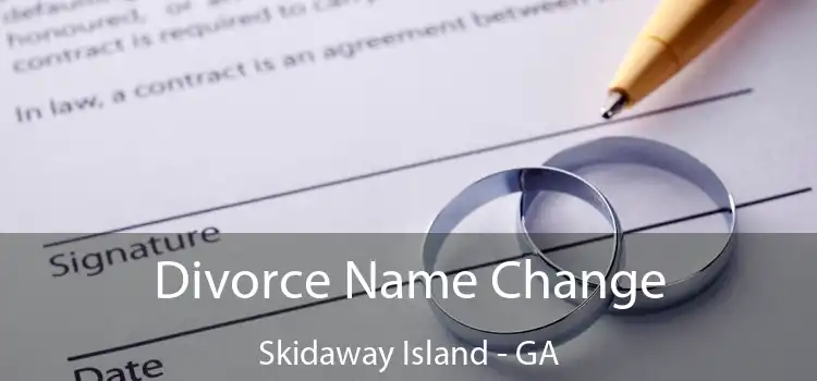  Divorce Name Change Skidaway Island - GA