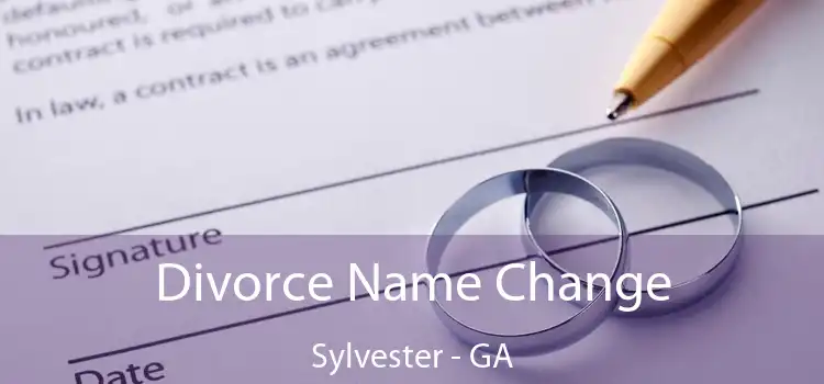 Divorce Name Change Sylvester - GA