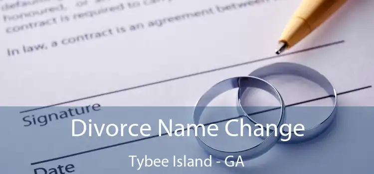  Divorce Name Change Tybee Island - GA