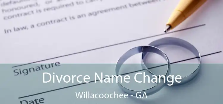  Divorce Name Change Willacoochee - GA