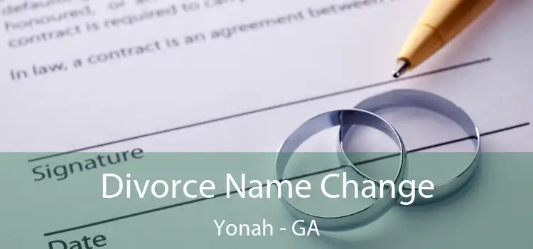  Divorce Name Change Yonah - GA