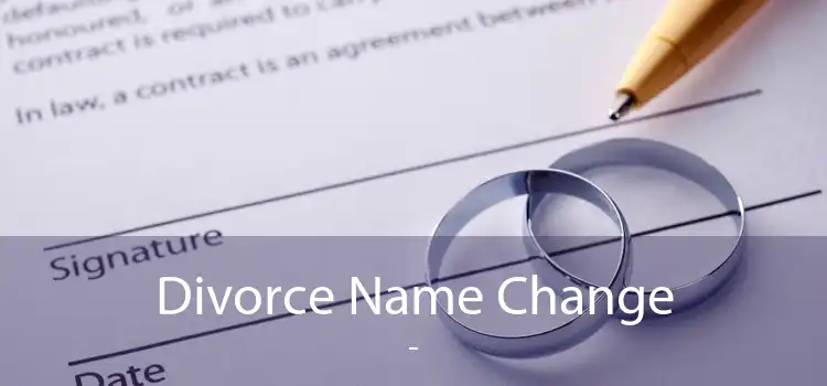  Divorce Name Change - 