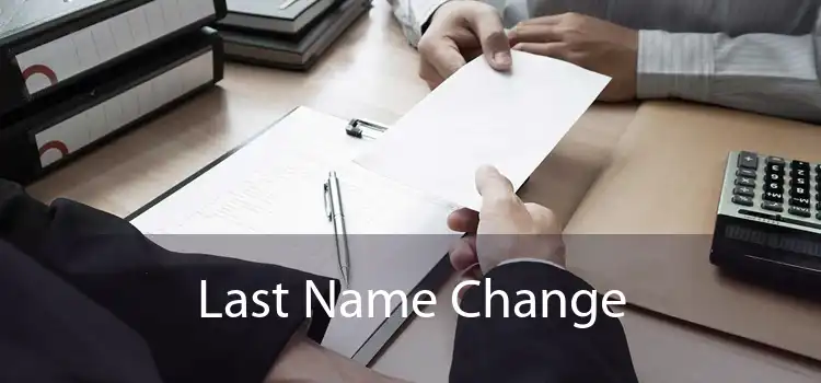  Last Name Change 