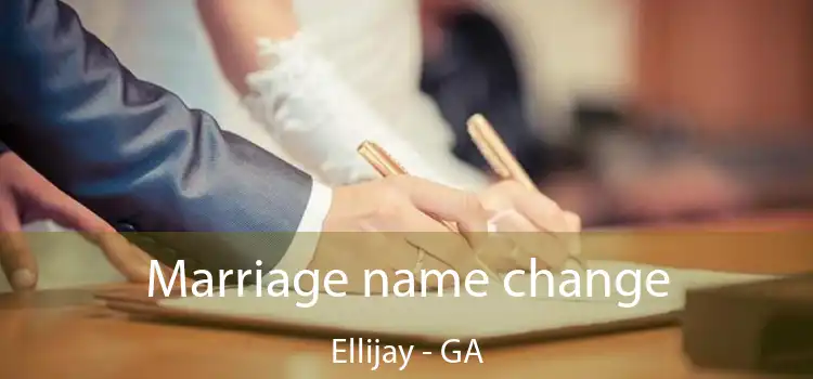 Marriage name change Ellijay - GA