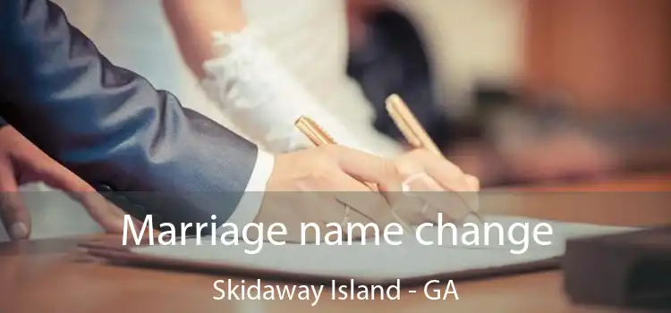  Marriage name change Skidaway Island - GA