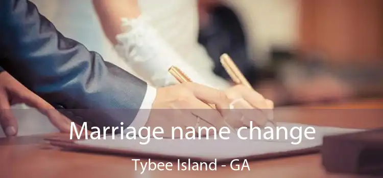  Marriage name change Tybee Island - GA