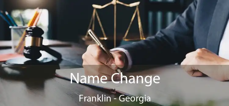 Name Change Franklin - Georgia