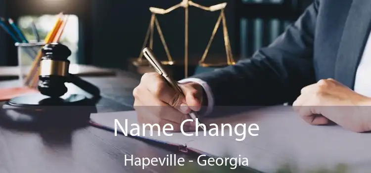 Name Change Hapeville - Georgia