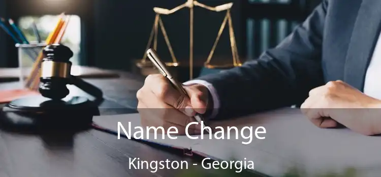 Name Change Kingston - Georgia