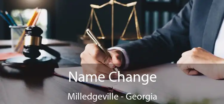 Name Change Milledgeville - Georgia
