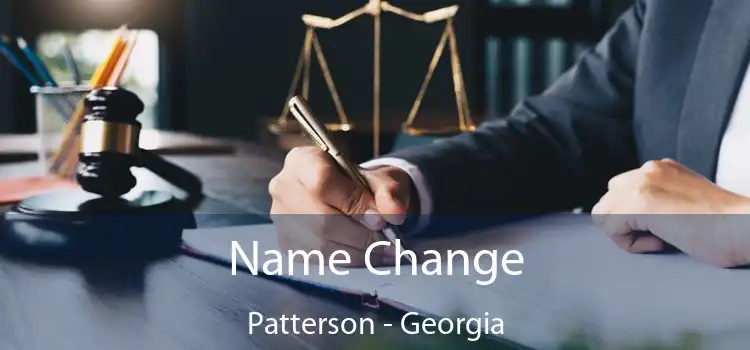 Name Change Patterson - Georgia