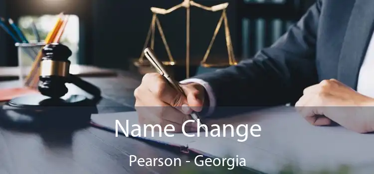 Name Change Pearson - Georgia