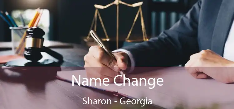 Name Change Sharon - Georgia