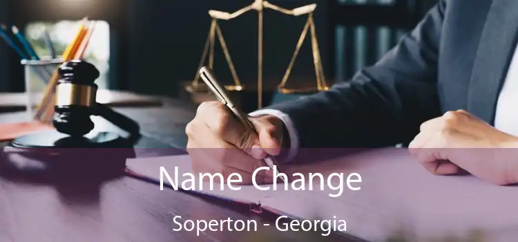 Name Change Soperton - Georgia