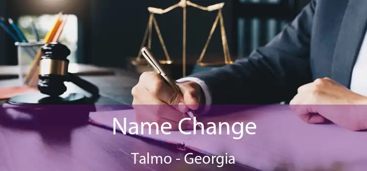 Name Change Talmo - Georgia