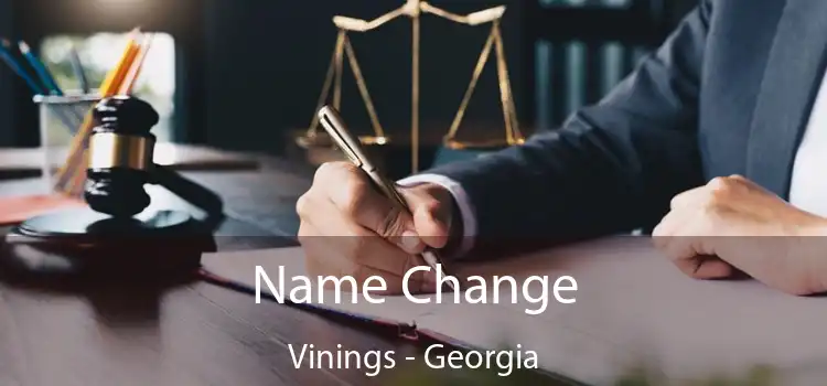 Name Change Vinings - Georgia